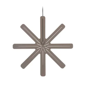 Rebellenclub Hanglamp Hale - mokka - Ø 60 cm