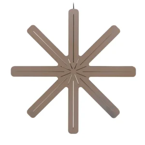 Rebellenclub Hanglamp Hale - mokka - Ø 80 cm