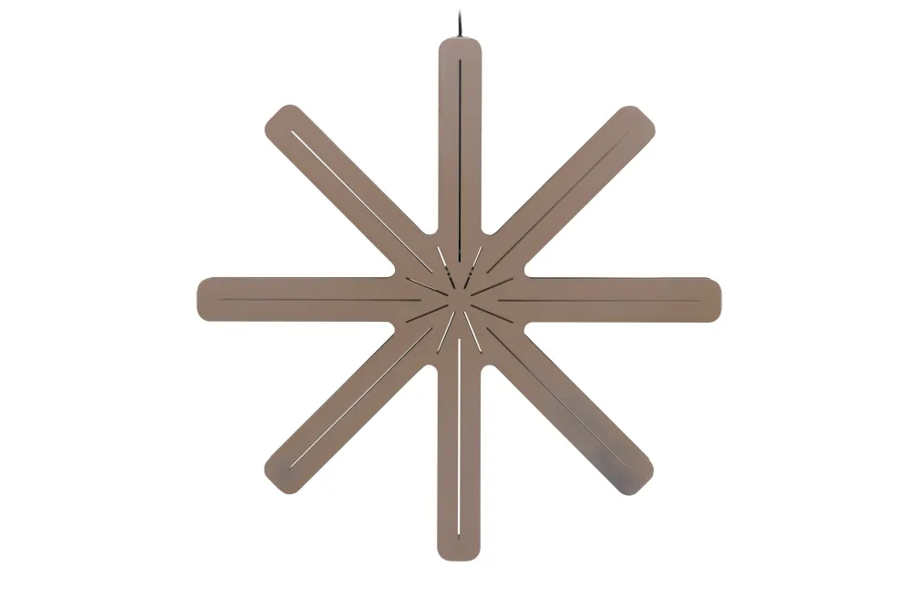 Rebellenclub Hanglamp Hale - mokka - Ø 80 cm