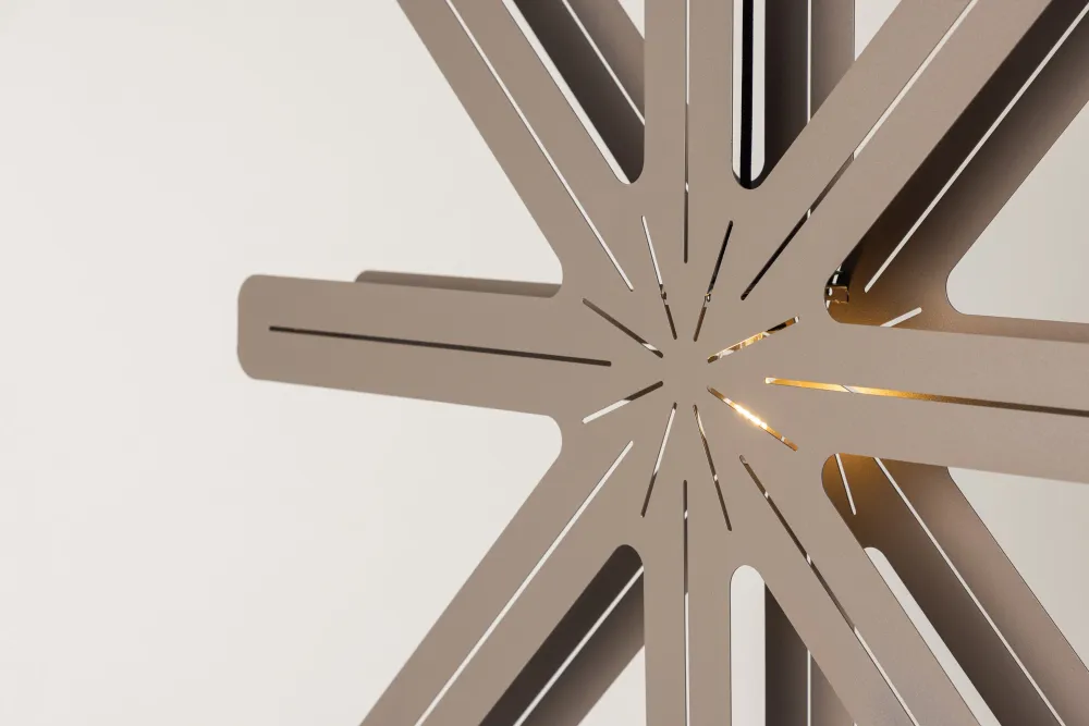 Rebellenclub Hanglamp Hale - mokka - Ø 80 cm