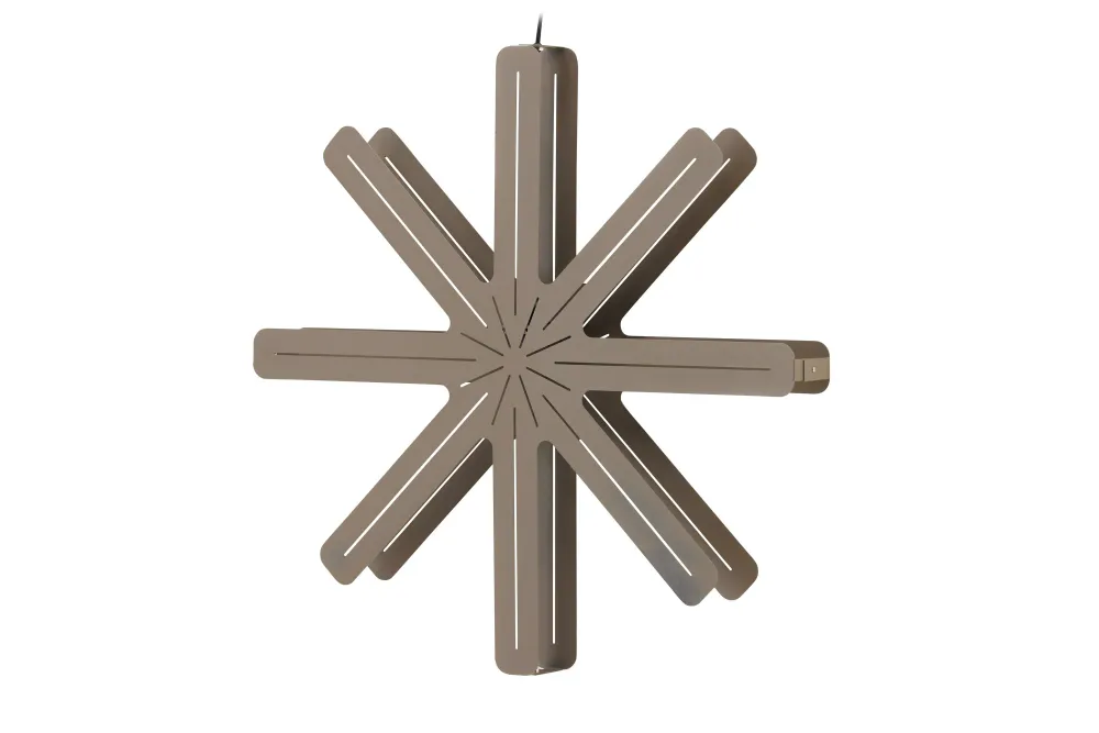 Rebellenclub Hanglamp Hale - mokka - Ø 80 cm