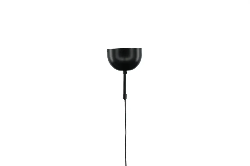 Rebellenclub Hanglamp Norring - zwart - Ø 20 cm