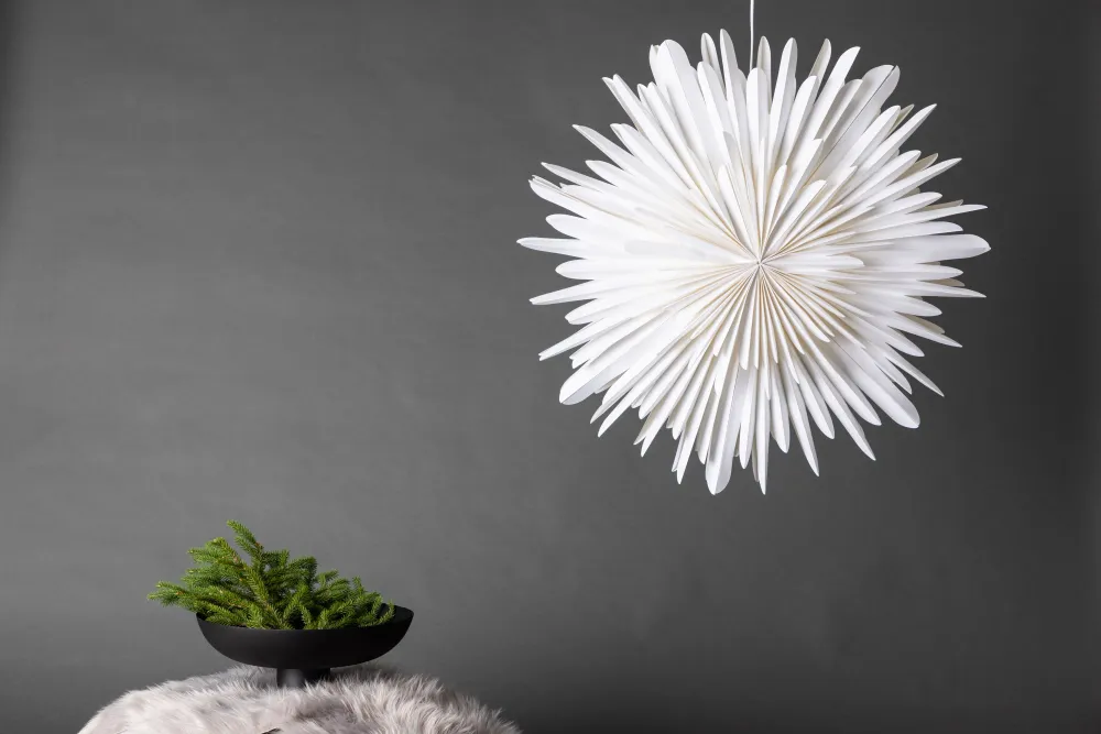 Rebellenclub Hanglamp Osaga - wit - Ø 80 cm