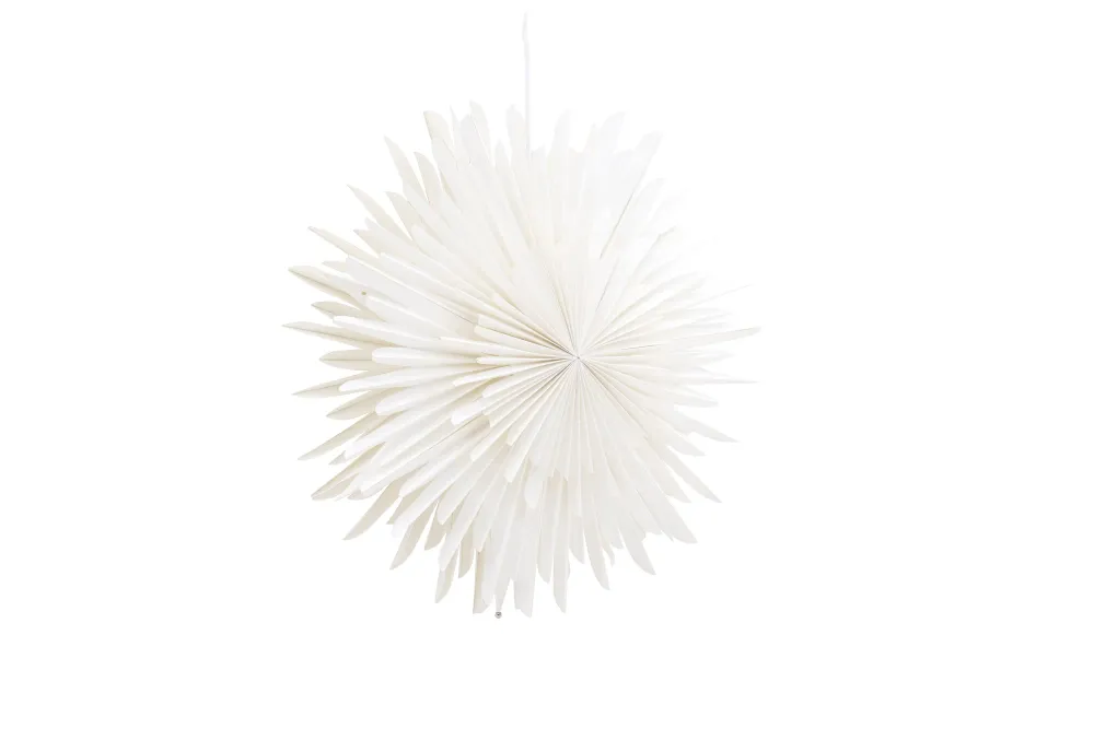Rebellenclub Hanglamp Osaga - wit - Ø 46 cm