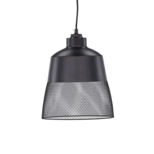 Rebellenclub Hanglamp Prato - zwart - Ø 24 cm
