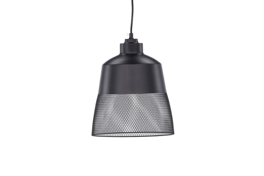Rebellenclub Hanglamp Prato - zwart - Ø 24 cm