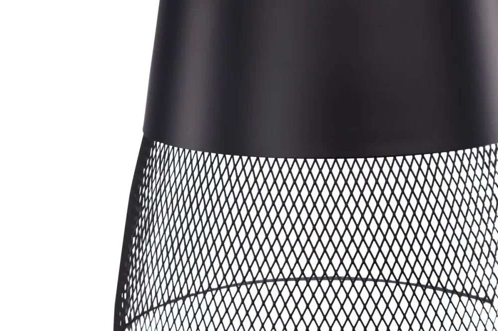 Rebellenclub Hanglamp Prato - zwart - Ø 24 cm