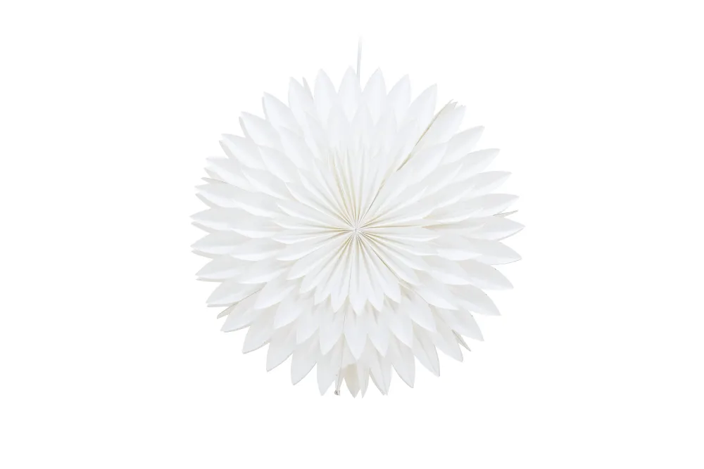 Rebellenclub Hanglamp Roskog - wit - Ø 46 cm