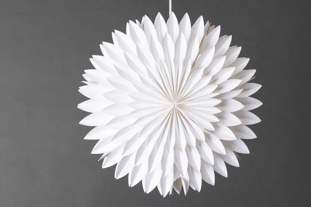 Rebellenclub Hanglamp Roskog - wit - Ø 46 cm