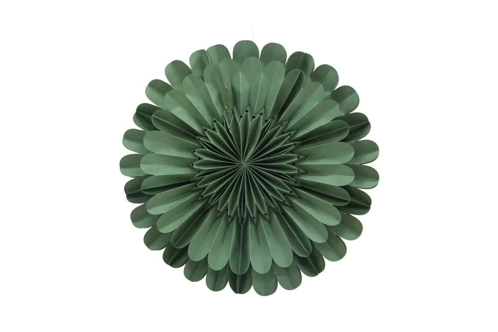 Rebellenclub Hanglamp Selu - groen - Ø 60 cm