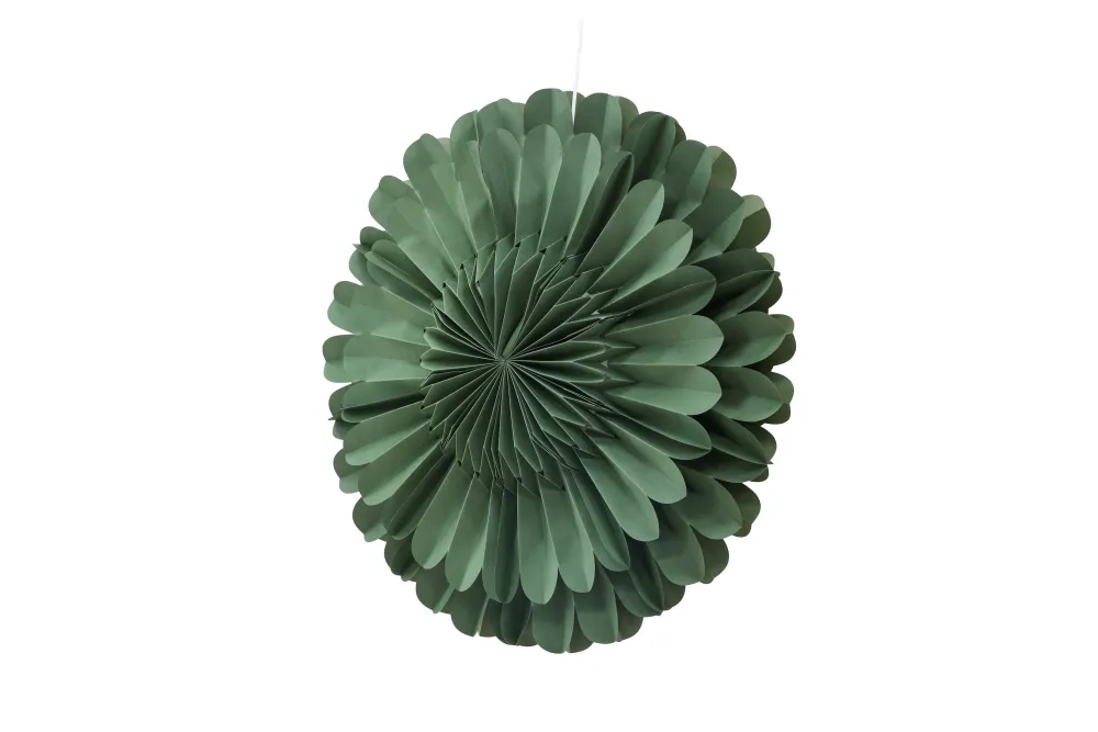 Rebellenclub Hanglamp Selu - groen - Ø 60 cm