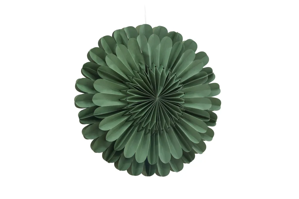 Rebellenclub Hanglamp Selu - groen - Ø 60 cm