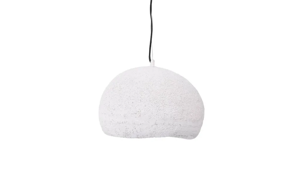 Rebellenclub Hanglamp Solon - wit - Ø 40 cm