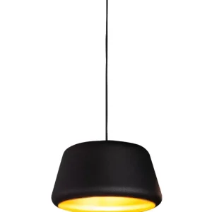 Rebellenclub Hanglamp Tommy - zwart - Ø 32 cm