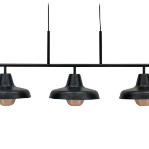 Rebellenclub Hanglamp Vestby - zwart - Ø 30 cm