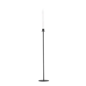 Rebellenclub Kaarsenhouder Salvian - zwart - Ø 12 cm