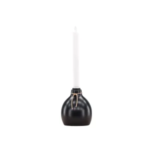 Rebellenclub Kaarsenstandaard Choso - zwart - Ø 12 cm