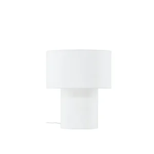 Rebellenclub Tafellamp Gaspar - beige - Ø 35 cm