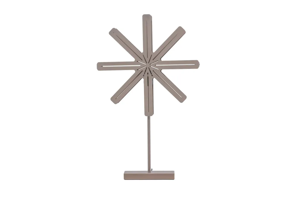 Rebellenclub Tafellamp Hale - mokka - Ø 40 cm