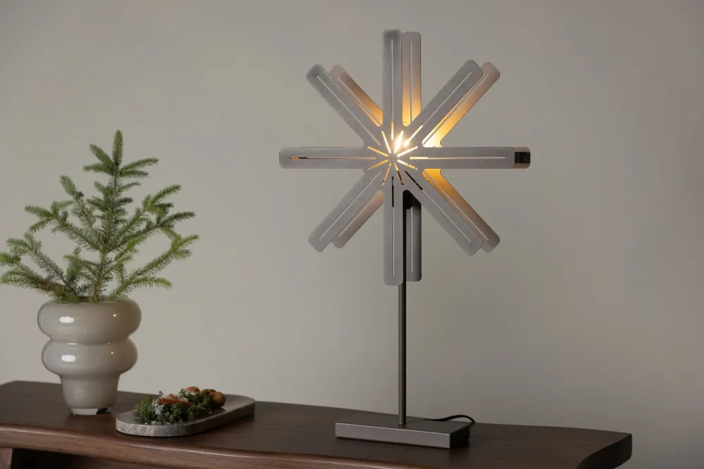 Rebellenclub Tafellamp Hale - mokka - Ø 40 cm