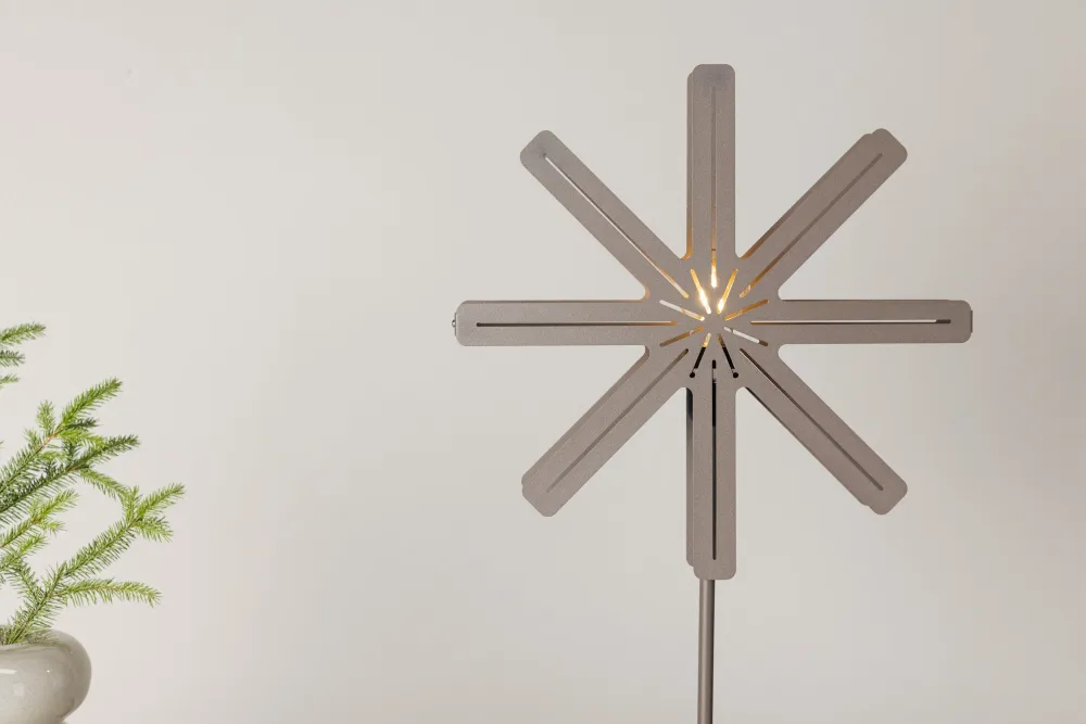 Rebellenclub Tafellamp Hale - mokka - Ø 40 cm