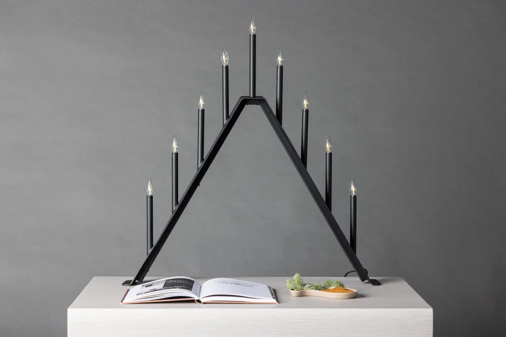 Rebellenclub Tafellamp Rovaniemi - zwart - 64 x 9 cm