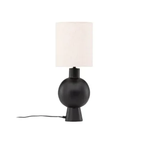 Rebellenclub Tafellamp Suvio - zwart - Ø 21 cm