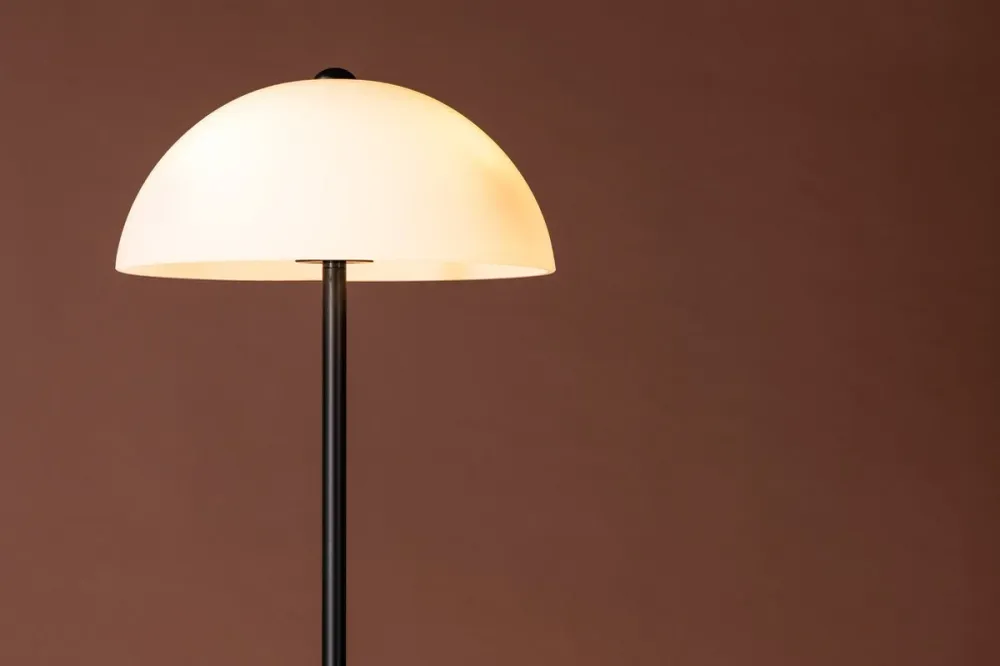 Rebellenclub Vloerlamp Loris - zwart - Ø 35 cm