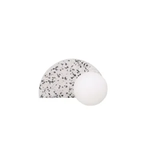Rebellenclub Wandlamp Almby - wit - 20 x 11 cm