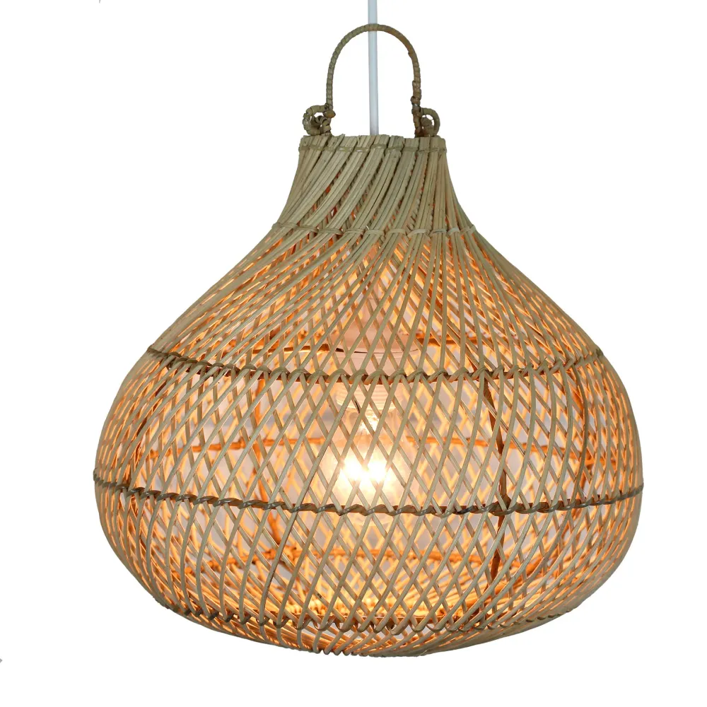 Rieten lamp Boho