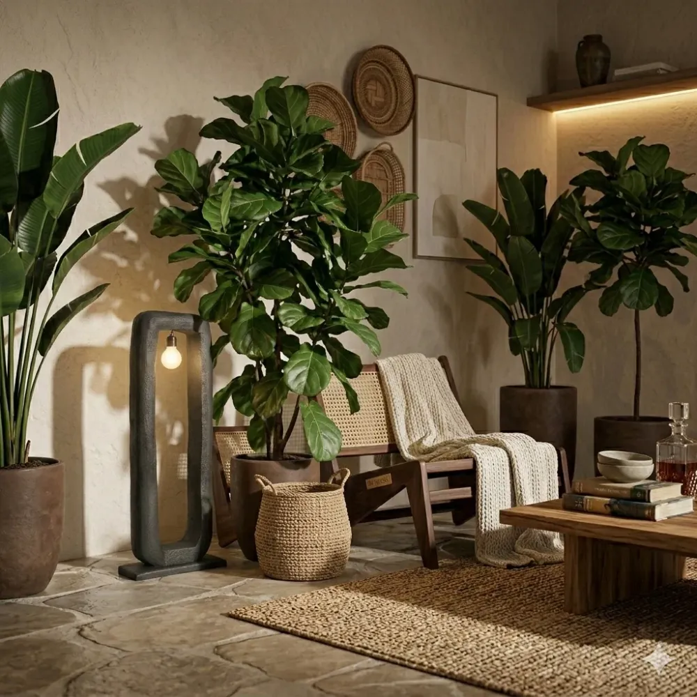 Industriële Mooss Vloerlamp Bali Rimisa
