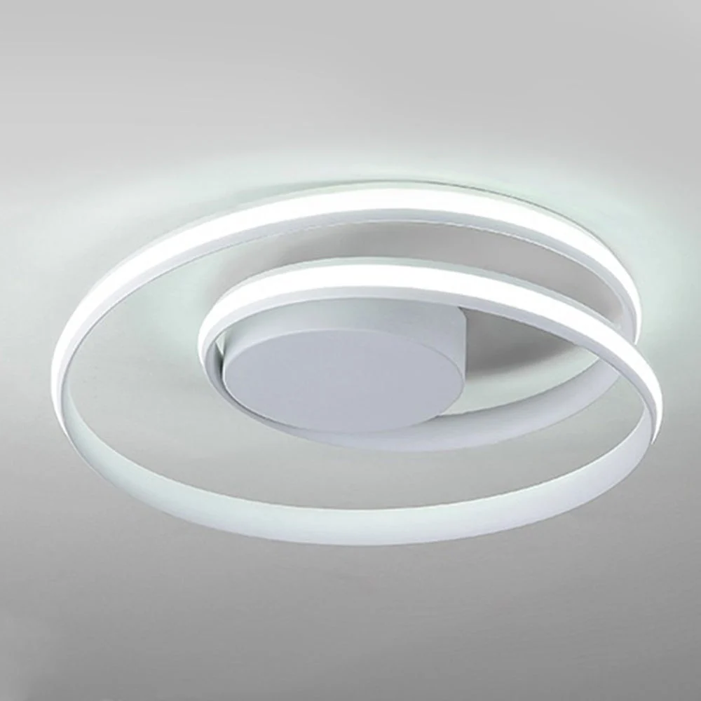 Ringen Plafondlamp met Geometrisch Ontwerp en Minimalistische Afwerking