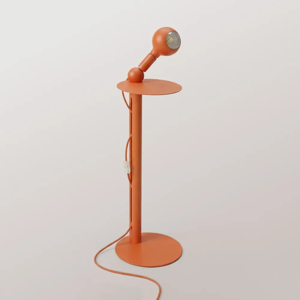 Rocco - Vloerlamp met Camo-lichtbron - Oranje