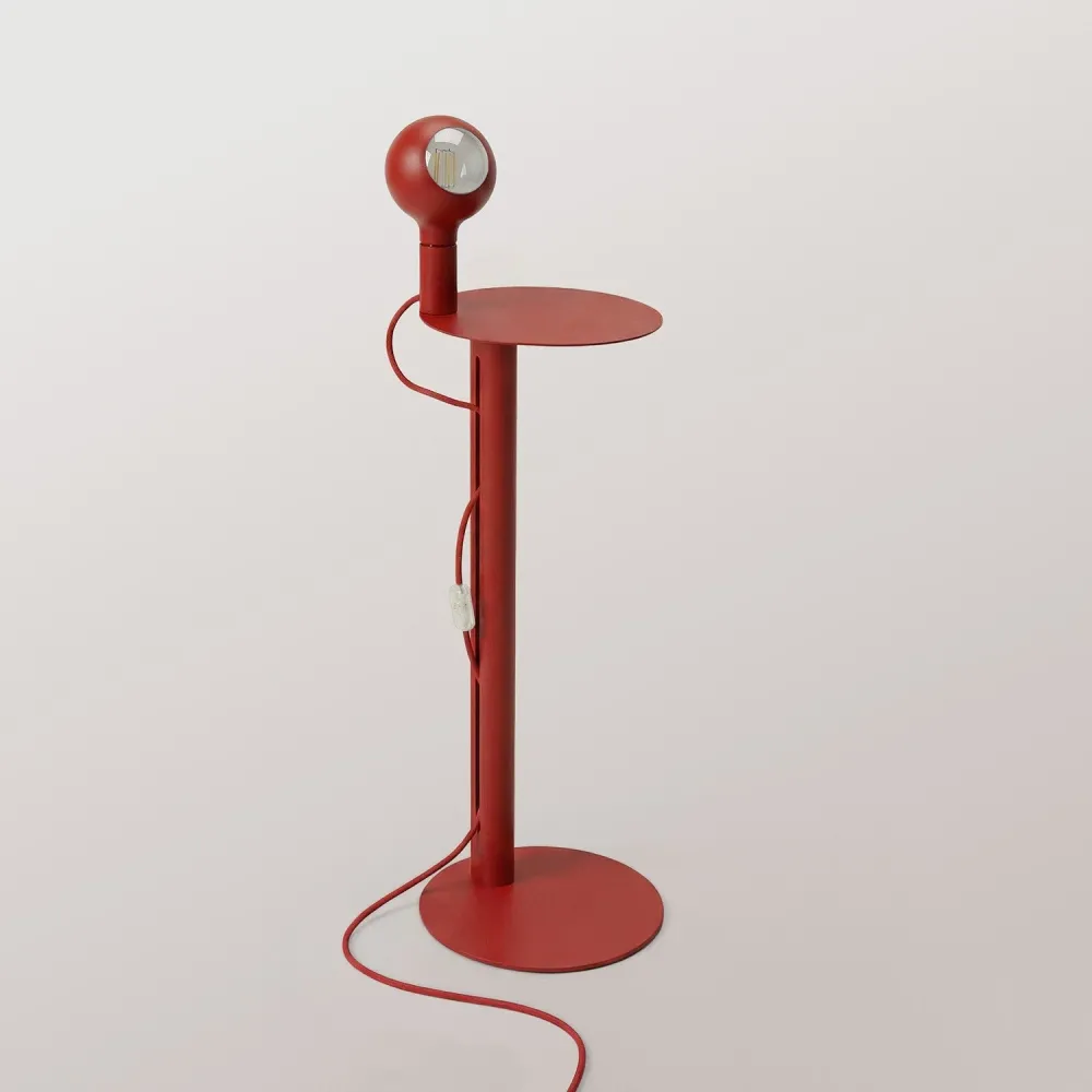 Rocco - Vloerlamp met Lichtbron Camo - Rood