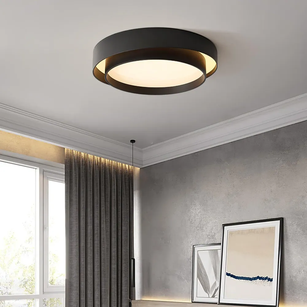 Ronde Halo Plafondlamp - LED Verlichting en Minimalistisch Ontwerp