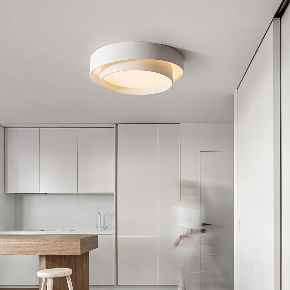 Ronde Halo Plafondlamp - LED Verlichting en Minimalistisch Ontwerp