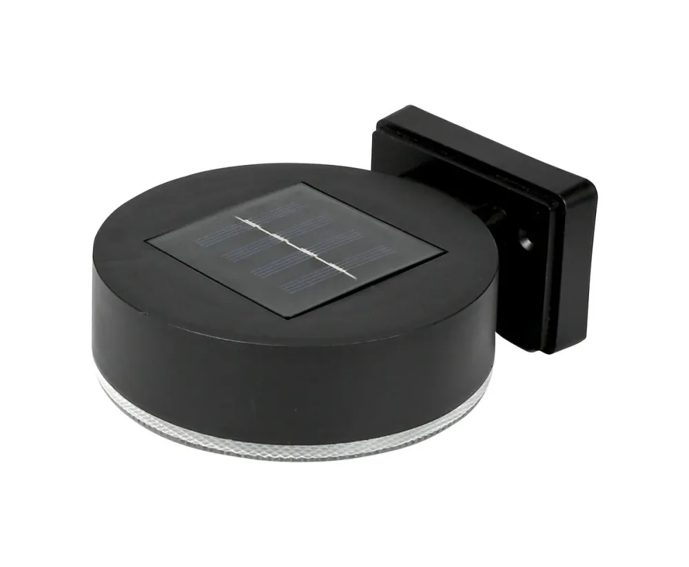 Ronde Solar Wandlamp, 600 mAh, 6-8 uur licht, weerbestendig, balkon.