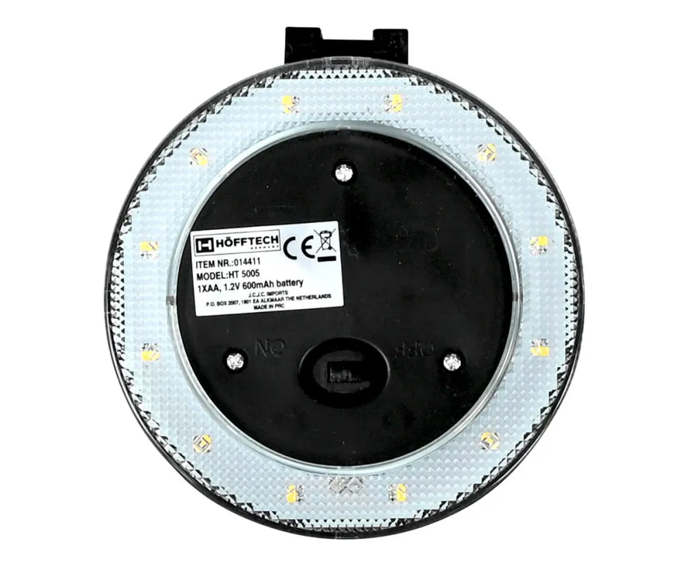 Ronde Solar Wandlamp, 600 mAh, 6-8 uur licht, weerbestendig, balkon.