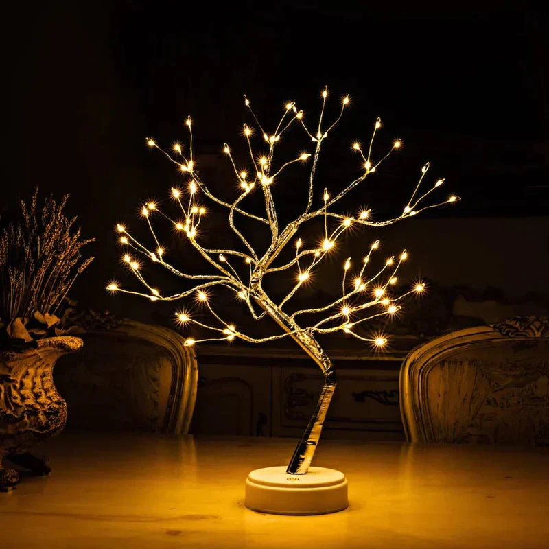 Rustgevende LED Boom Nachtlamp met Buigbare Takken