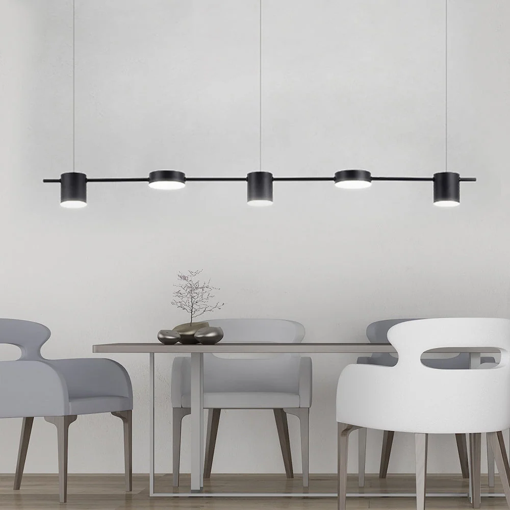 Aluminium Drum Hanglamp - Moderne Verlichting voor een KeukenEiland Selzar