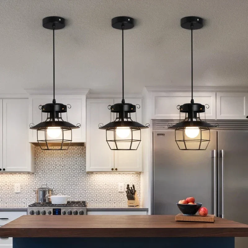 AntiqueCage - Industriële Hangende Plafondlamp Selzar