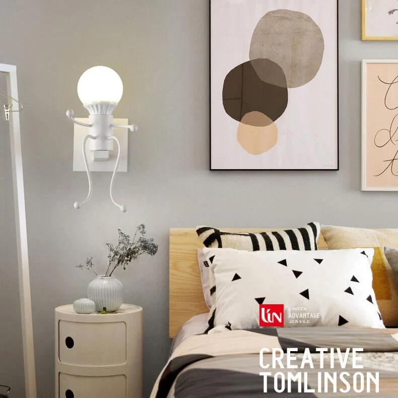 ArtiVillain - Smidseijzer wandlamp met 1 licht Selzar