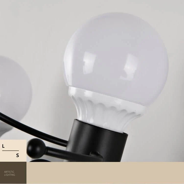ArtiVillain - Smidseijzer wandlamp met 1 licht Selzar