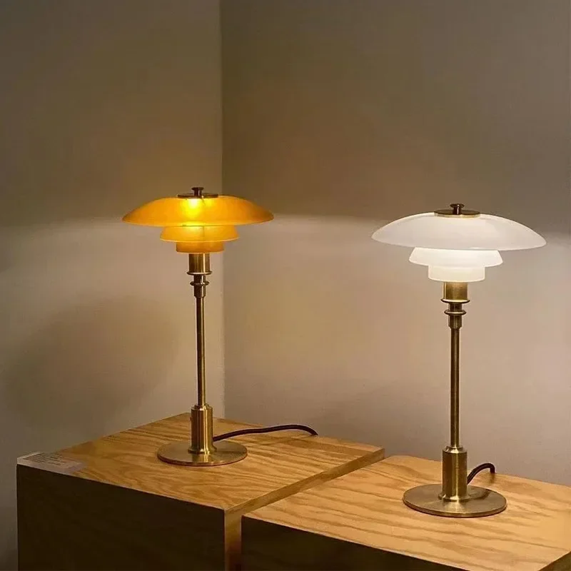 CelestialGlimmer - Scandinavische Eenvoudige Glazen Tafellamp Selzar