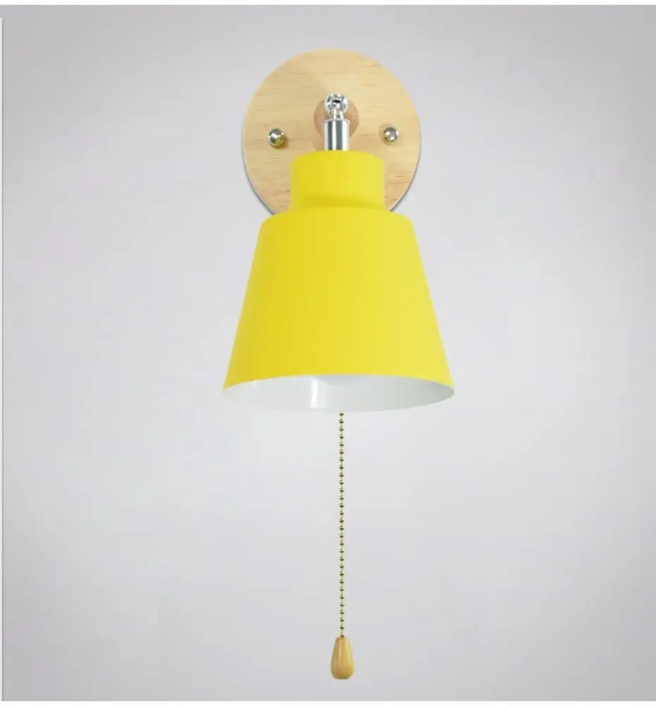 Draaibare Collin Wandlamp met Trekketting Schakelaar Selzar
