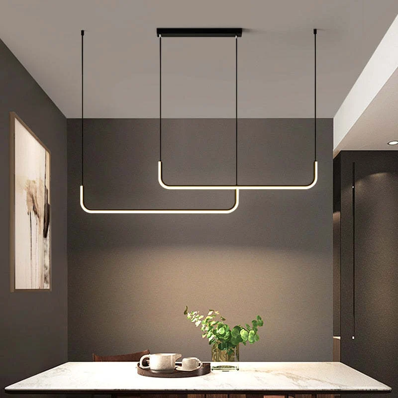 Edge - Moderne LED Hanglamp Metaal en Silicoon Selzar
