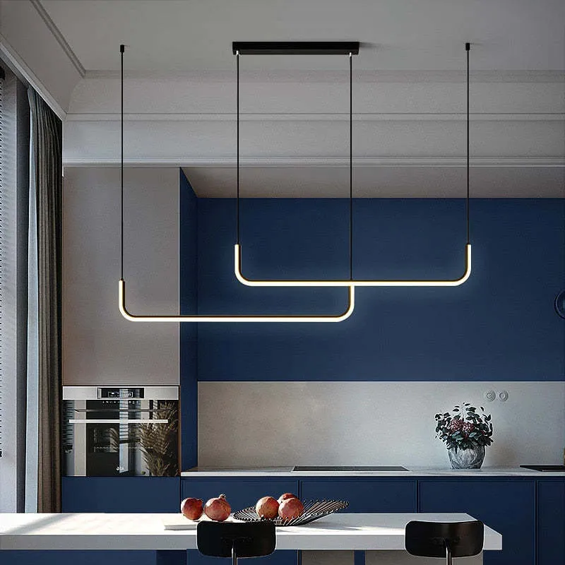 Edge - Moderne LED Hanglamp Metaal en Silicoon Selzar