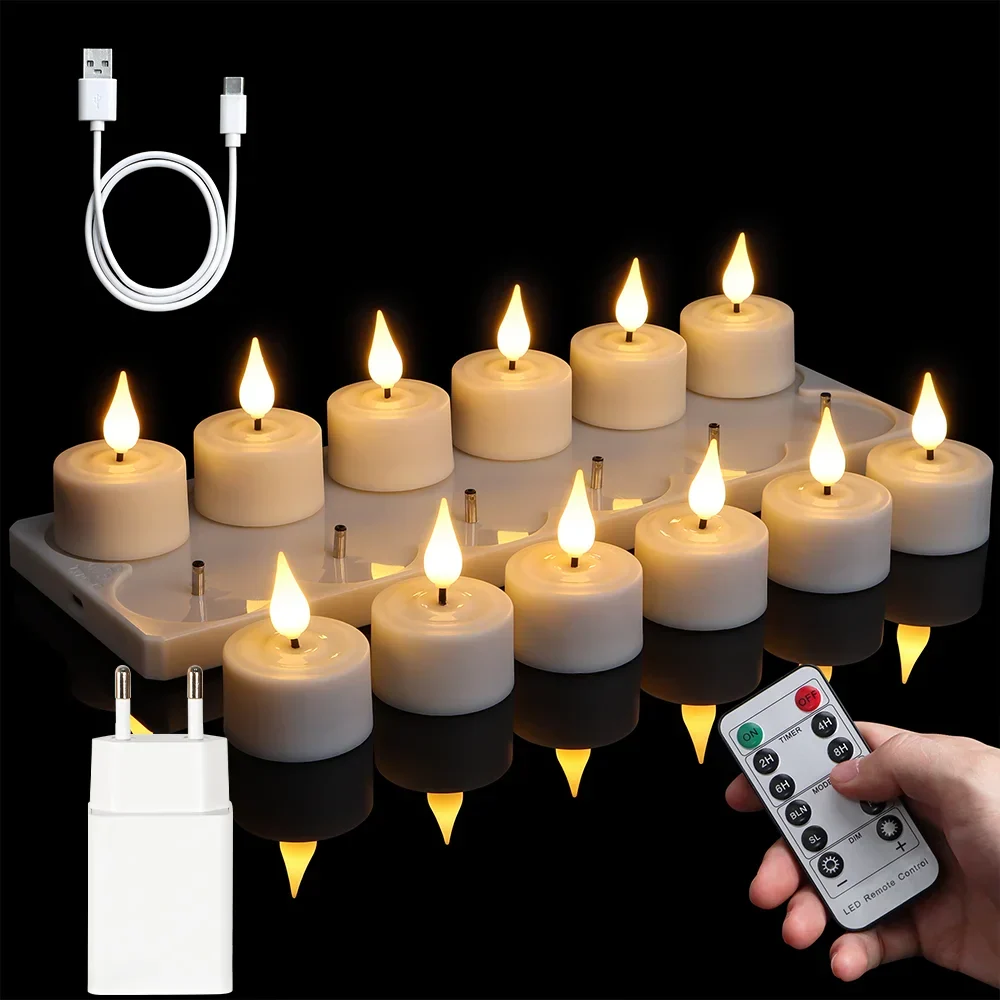 Flickerflex - Vlamloze Flikkerende Kaarsen voor Decoratie Selzar