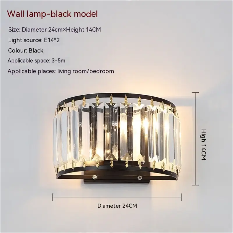 Kristal Licht Muurlamp Selzar