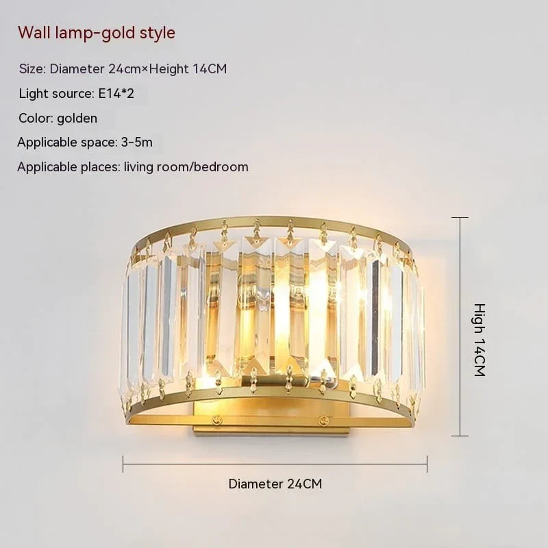 Kristal Licht Muurlamp Selzar